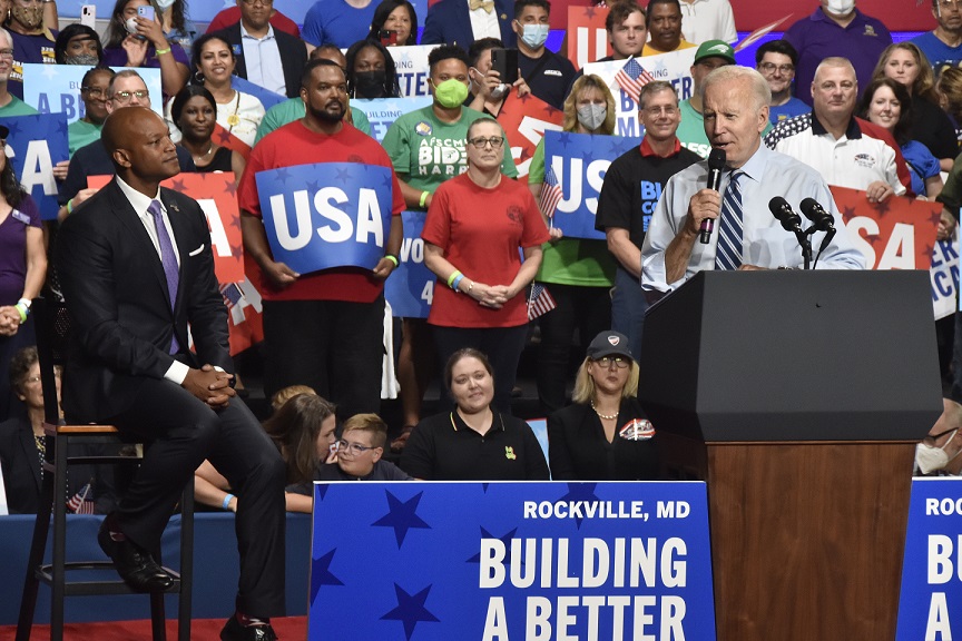 Biden Energizes Democratic Base at Rally in Montgomery County
