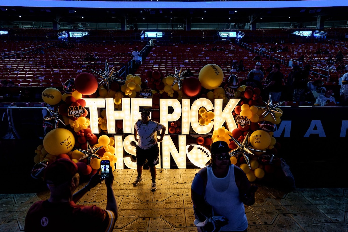 Commanders Fans Celebrate 2026 NFL Draft