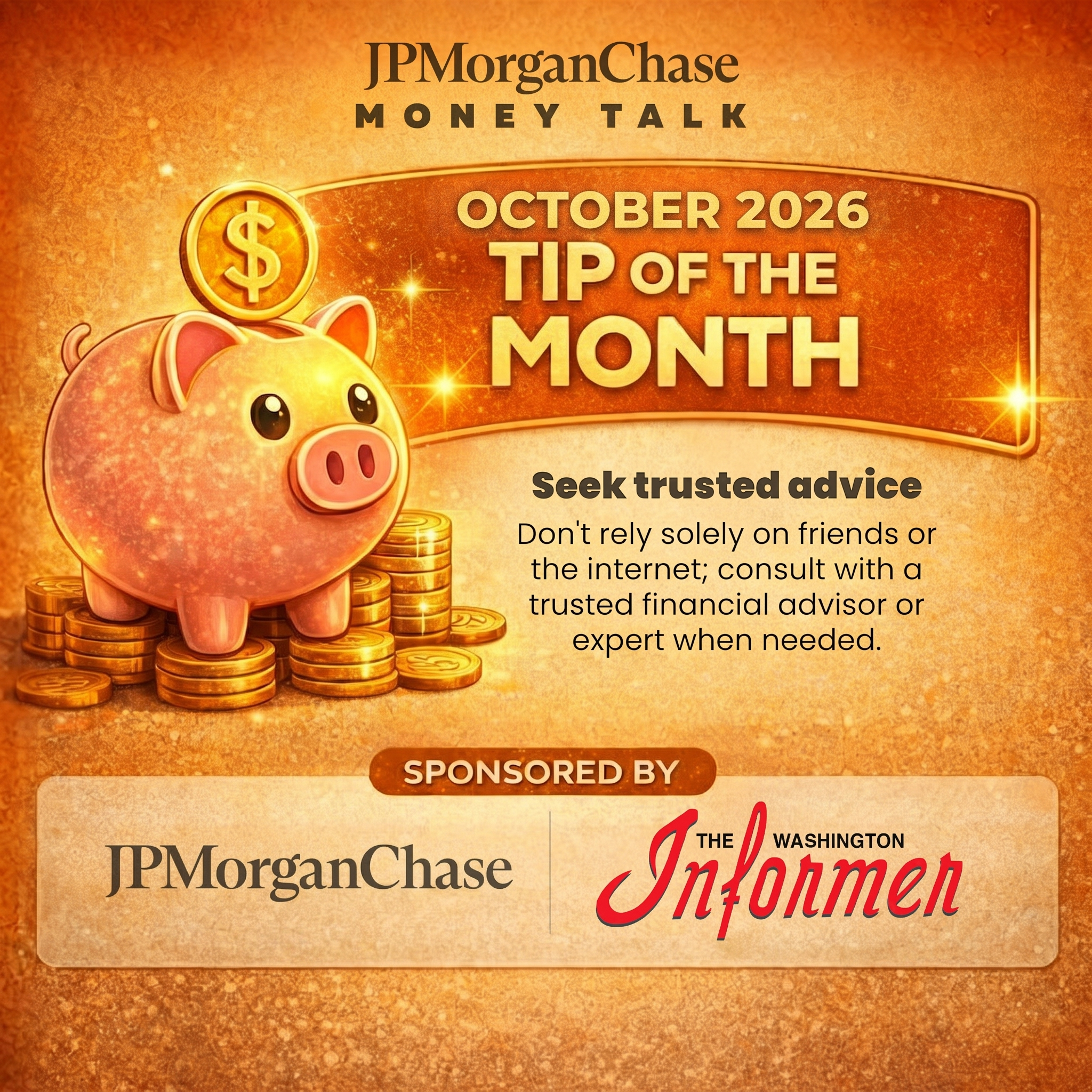 Financial Tip of the Month, October: Seek Trusted Advice